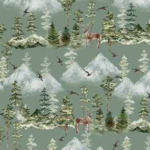 Deer and Mountains / Forest Equilibrium