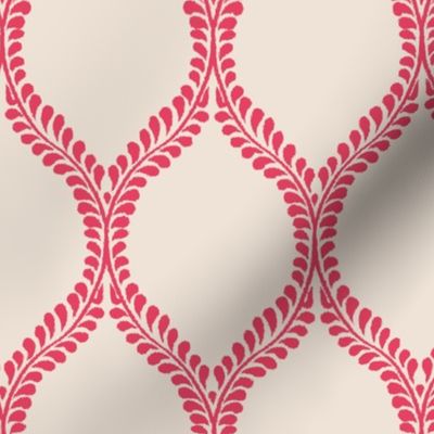 leaves_Coral_Ikat