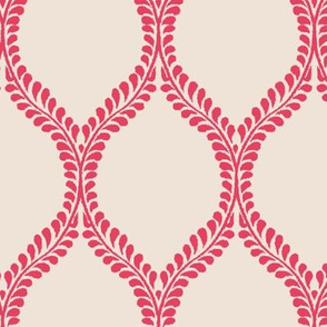 leaves_Coral_Ikat