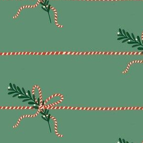 Christmas wrapping (blue green paper)