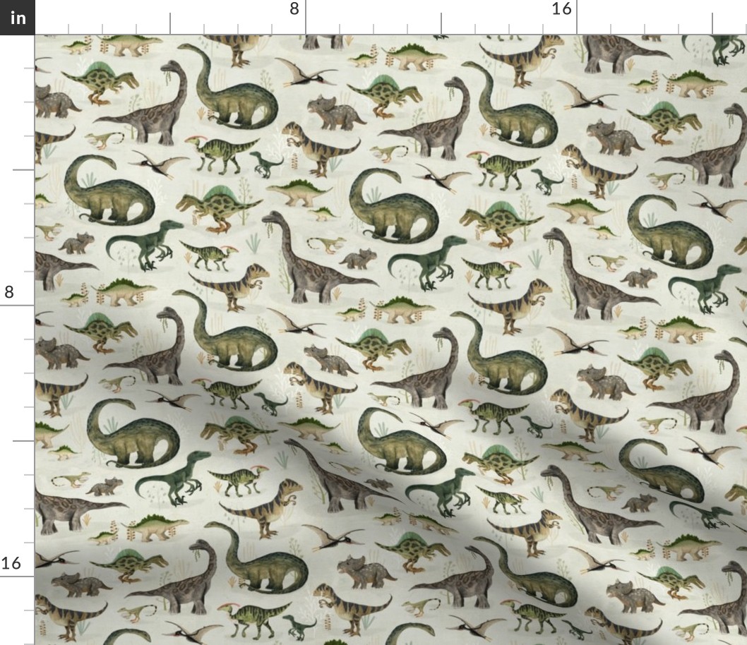 dinosaur pattern {super small}