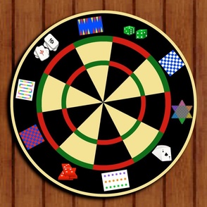 Pick-a-Game Dart Board
