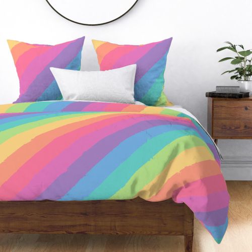 Distressed Pastel Rainbow Tipsy Big