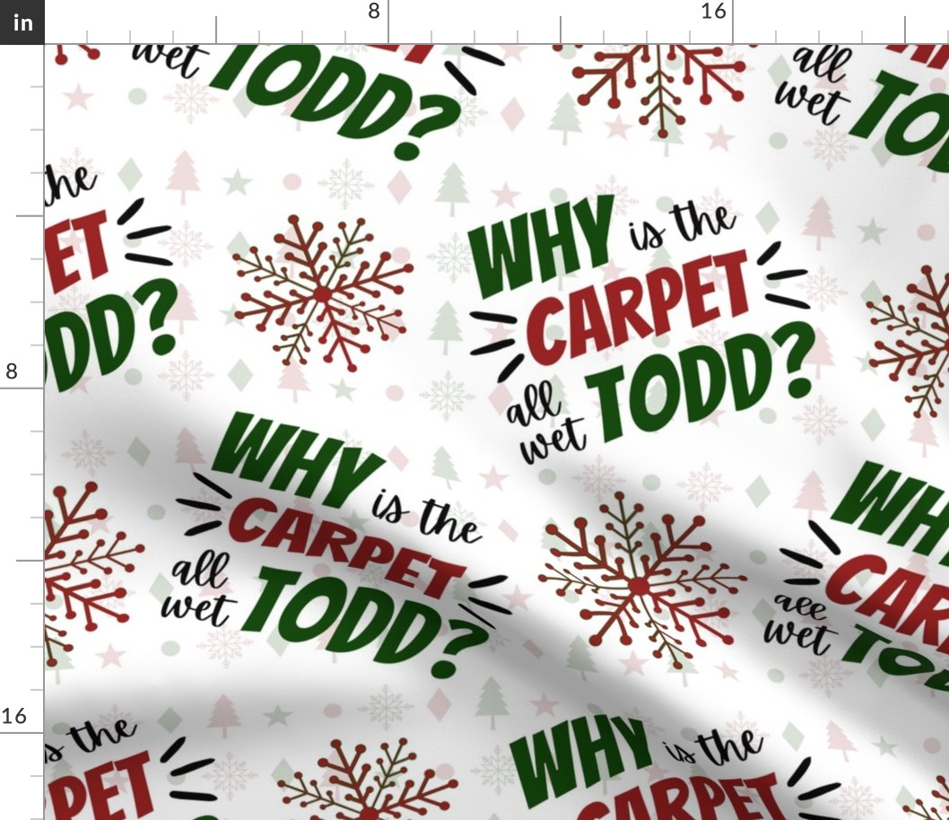 Why is the carpet all wet TODD? - Large