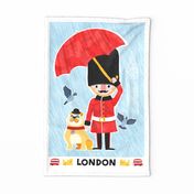 Travel London Tea Towel