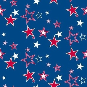 Americana - Stars on Blue