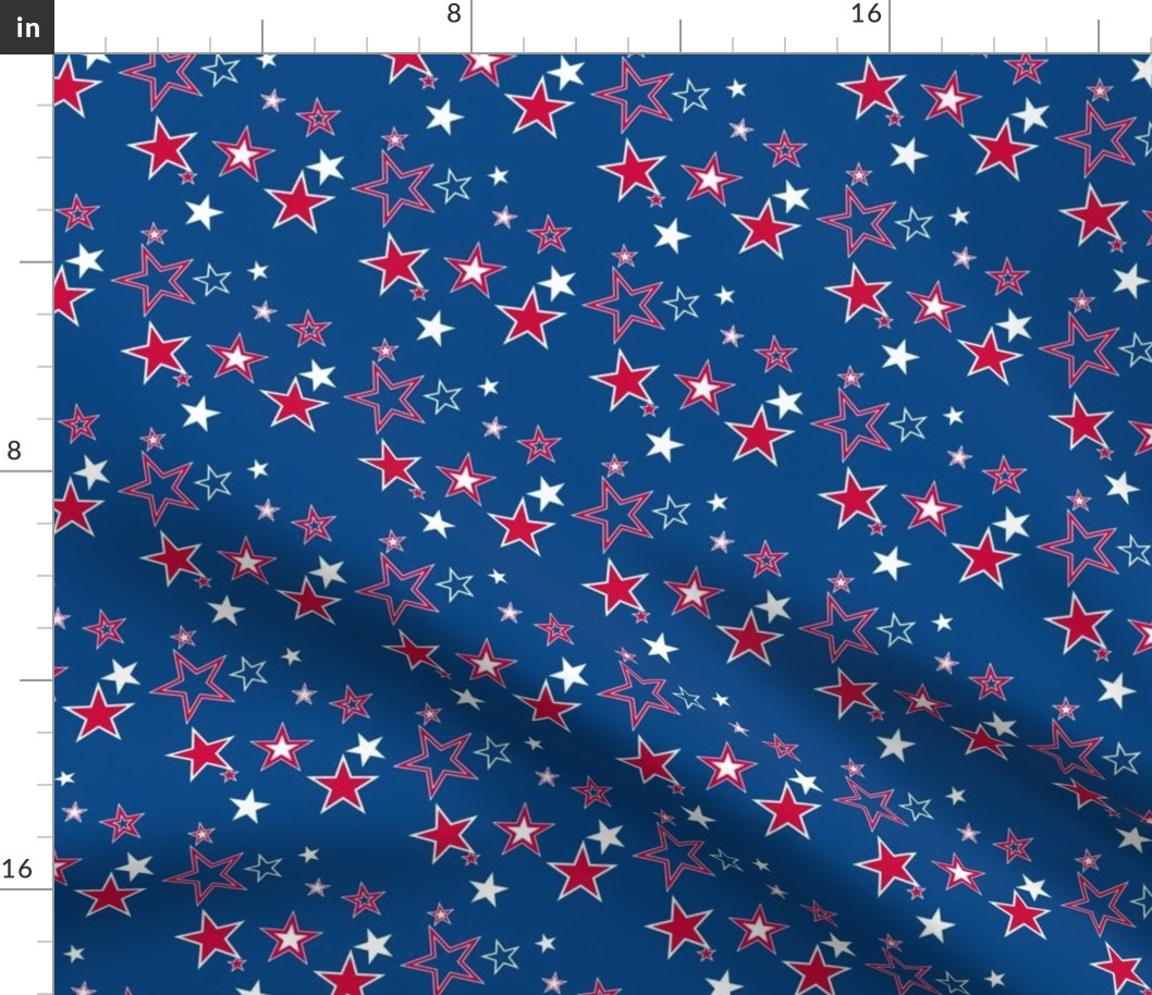 Americana - Stars on Blue