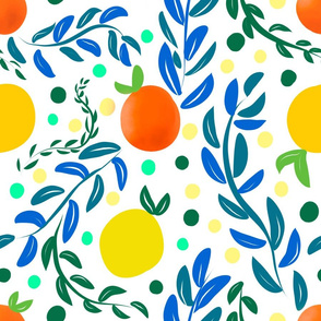 Citrus, orange pattern