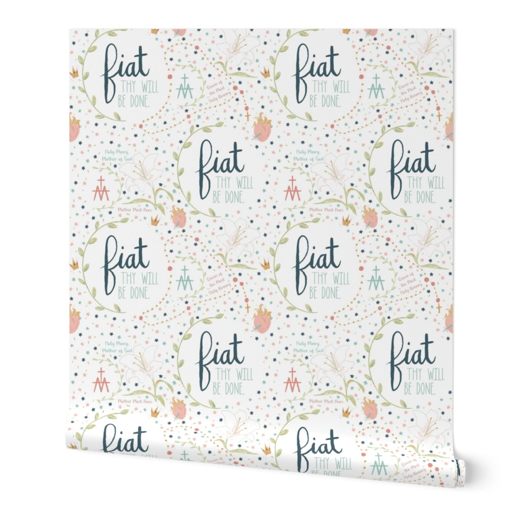 Fiat Watercolor Fabric (Large Print)