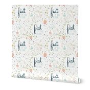 Fiat Watercolor Fabric (Large Print)