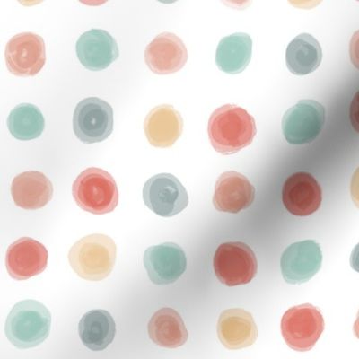 Watercolor Polka-Dots // Holy Hearts Collection