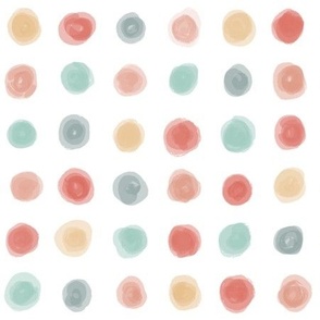 Watercolor Polka-Dots // Holy Hearts Collection