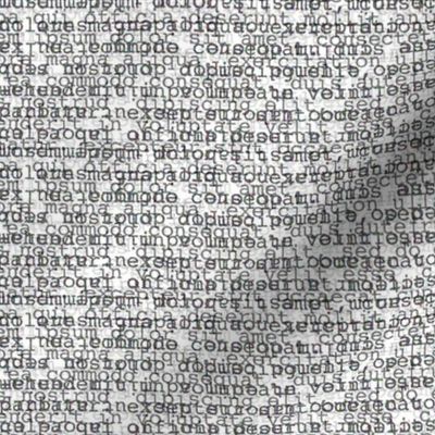 Lorem Ipsum Typewriter Scratch