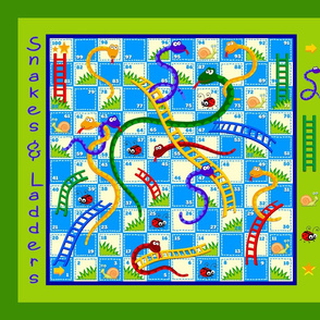 SNAKES & LADDERS Board Game