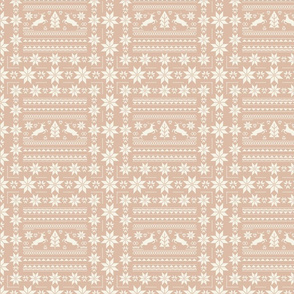 Soft Neutral Scandinavian Christmas Pattern
