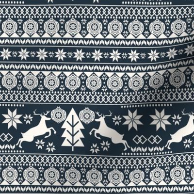 Scandinavian Navy Christmas Decorative