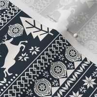 Scandinavian Navy Christmas Decorative