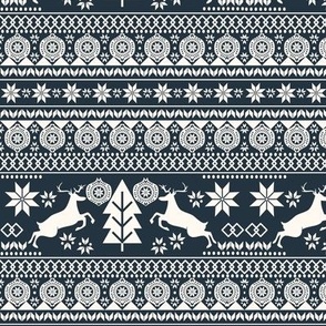 Scandinavian Navy Christmas Decorative