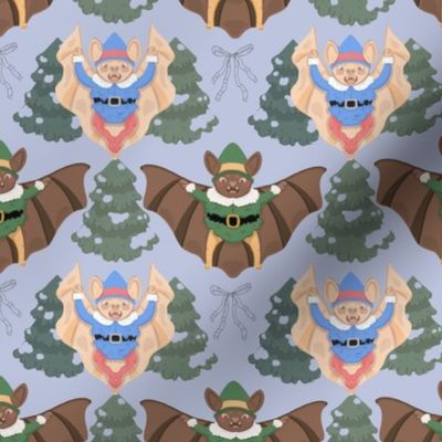 Elf Bats on Blue small scale