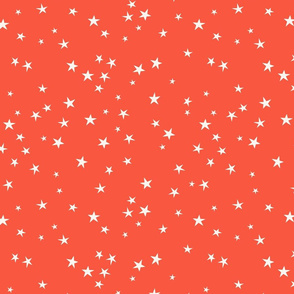 Simple Star Repeat Red