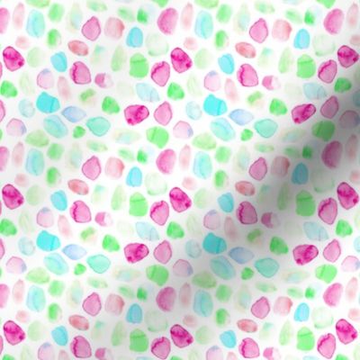 whimsical watercolor spots - pastel stains - abstract modern pattern for nursery baby kids p330