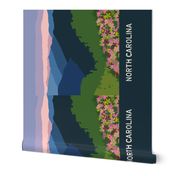 North Carolina Blue Ridge Moutains - tea towel size