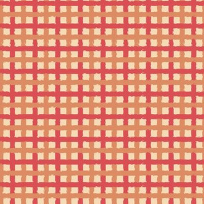 faux plaid in warm tones by rysunki_malunki