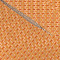 dots and rectangles on orange by rysunki_malunki