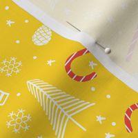 Modern Minimal Christmas in Bold Color Yellow