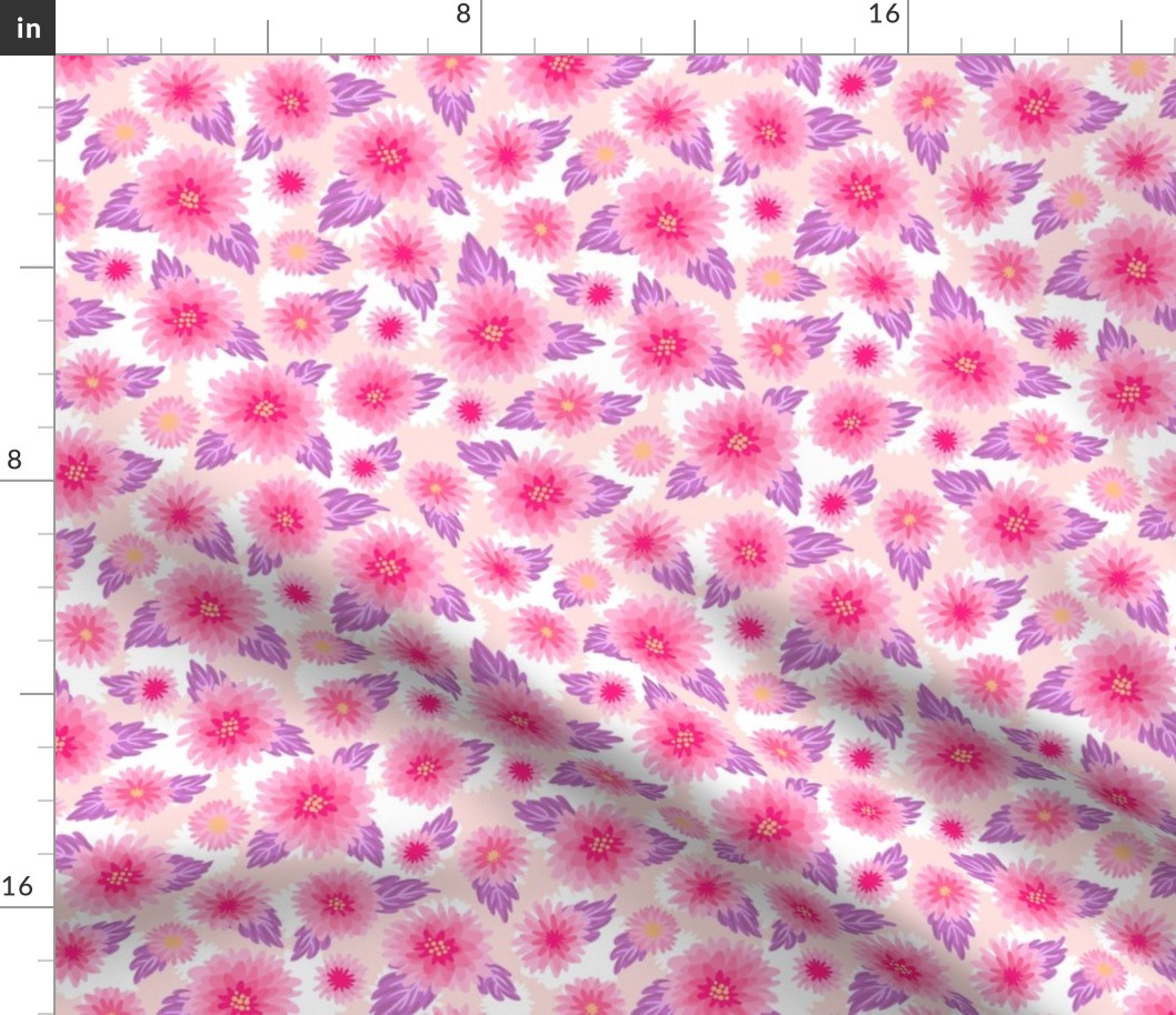 Cute floral pattern - pink