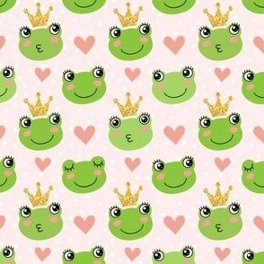 Cute princess frogs