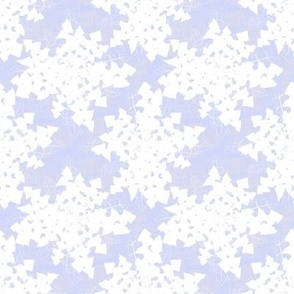 Dandelion Rosettes White Silhouette Small