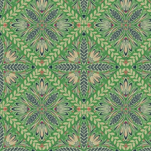 Green Folk Tiles