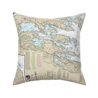 Muscongus Bay Maine Nautical Chart 