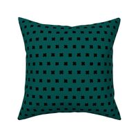 Raw brush x minimal cross plus designs abstract scandinavian style emerald green MEDIUM