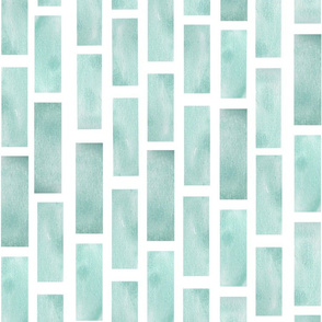 Aquatic tile watercolor - large