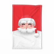 Funny Santa Claus tea towel