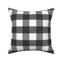 2" Buffalo Check black an white