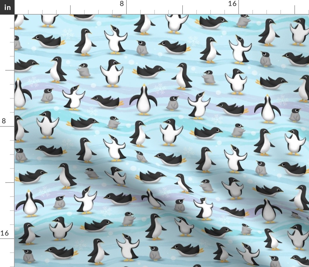 Penguin Parade Pattern