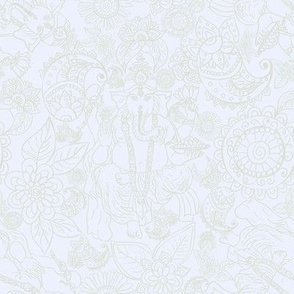 Ganesha Paisley in Kundalini White