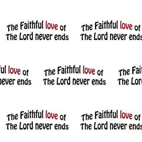 Faithful Love of the Lord