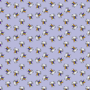 Rainbow Barfing Cat - Scattered