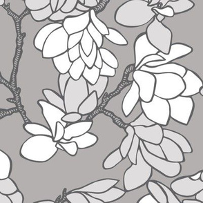 Magnolia Story Branches - New Grey