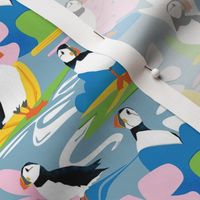 Papercut puffin-size for masks