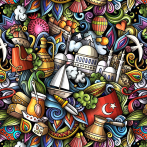 Turkey Doodle. "Around The World" Series
