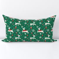 Winter Reindeer (Green & Small)