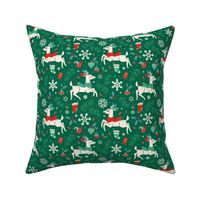 Winter Reindeer (Green & Small)