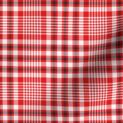 Red, White, and Black Plaid - Small