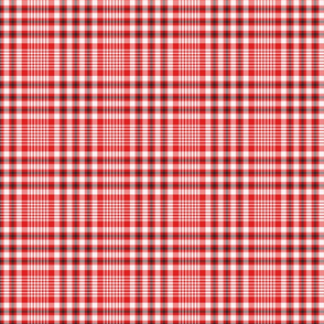 Red, White, and Black Plaid - Small