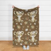 26x36 lion blanket